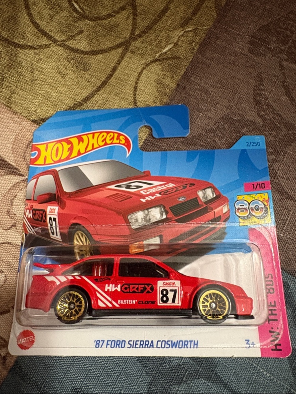 '87 Ford Sierra Cosworth Toy Car - Red